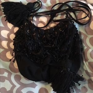 ❗️Free People ❗️ beaded bucket bag