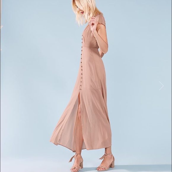 Rare Reformation Josie Dress Buff Size 2
