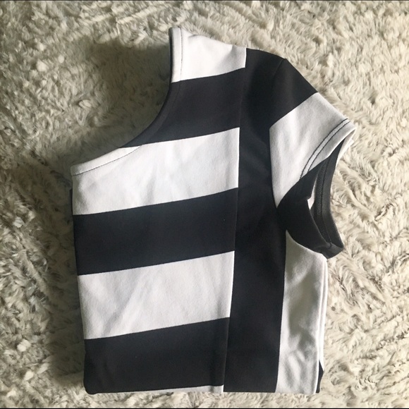 🆕Bebe Striped Cropped Top - Picture 4 of 4