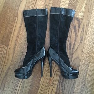 Platform heeled boots very comfortable and sexy!!!