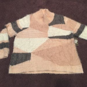 Vince Camuto fuzzy sweater