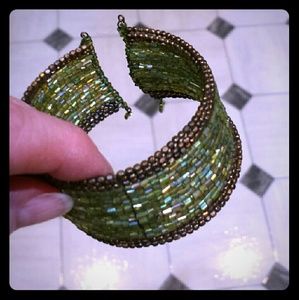 Beaded bangle