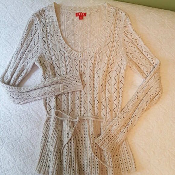Sparkling Crocheted Sweater