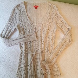 Sparkling Crocheted Sweater