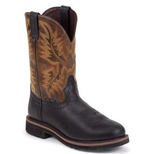 Justin 11" Work Boots Cowboy Boots Men's WK4821