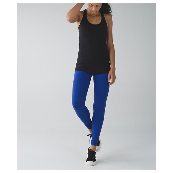 Lululemon reversible leggings! Royal blue or black
