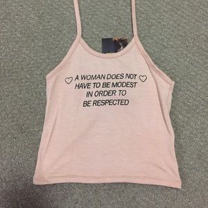 O-might "Respect All Women" Halter