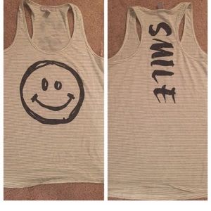 Smiley Face Graphic Tank
