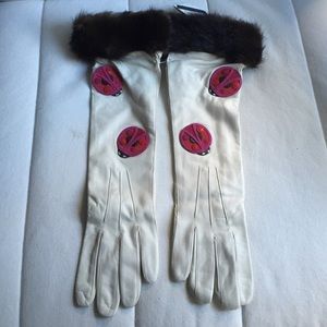 Coach lady bug gloves