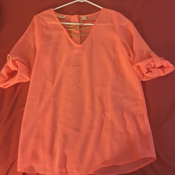 Orange Gold Bar Shirt