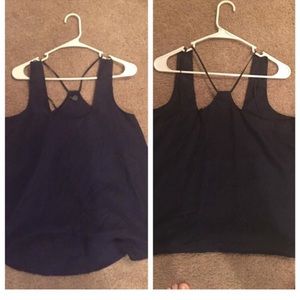 Navy Blue Dressy Tank