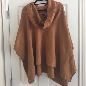 Cowl-neck Poncho