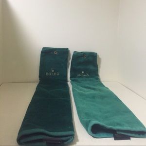 rolex golf towel