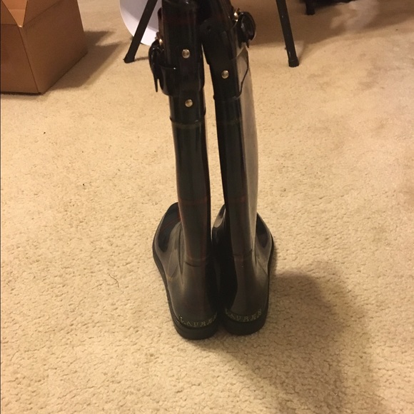 Ralph Lauren Rain Boots Size 8