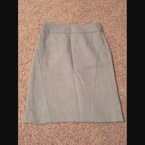 Banana Republic Gray Pencil Skirt