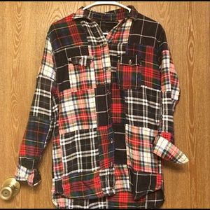 Sale 😻🙀black light flannel plaid shirt very rare