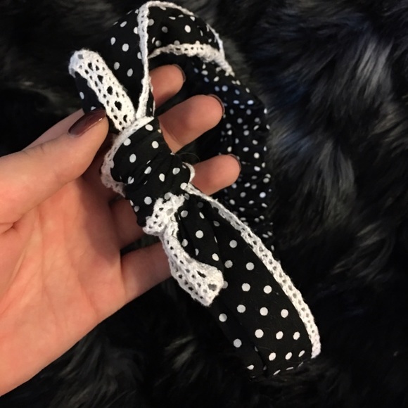 Polka dot headband