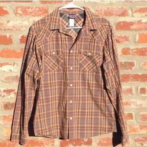 Patagonia Plaid Long Sleeve Shirt size Medium