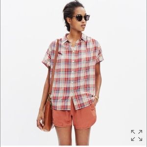 Madewell Plaid Central Shirt