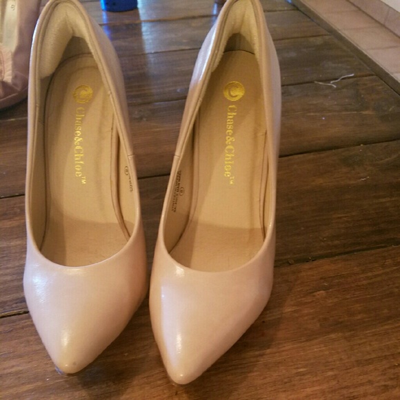 Chase and Chloe Nude heels