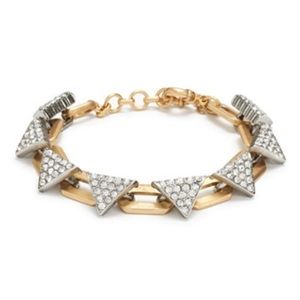 J.Crew Crystal Triangle bracelet