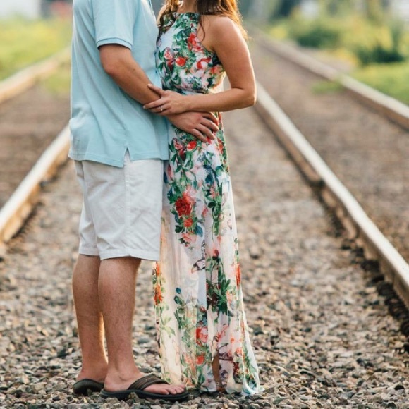 Floral maxi dress