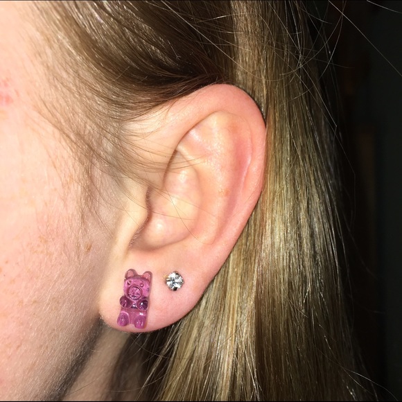 Super cute Claire's gummi bear earrings!