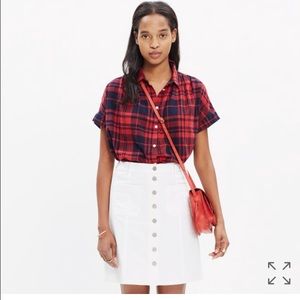 Madewell Button Up Shirt size Medium