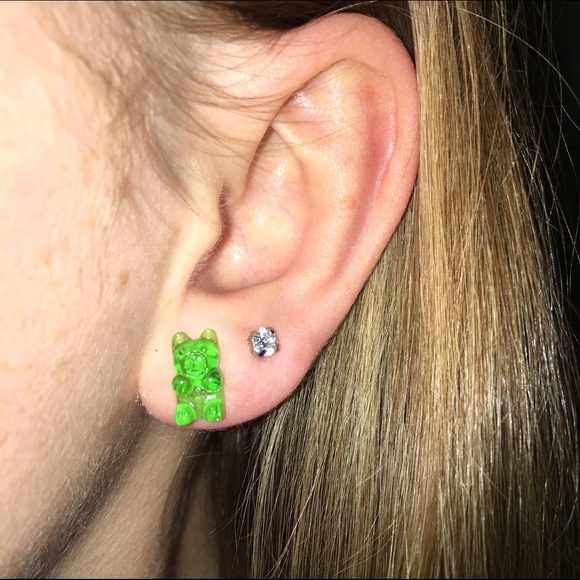 Cute Claire's gummy bear earrings!