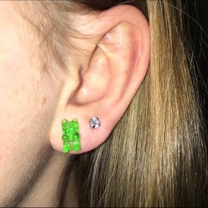 Cute Claire's gummy bear earrings!