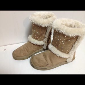 Justice Shoes - Justice beige sparkle boots 13 Justice Shoes - Justice beige sparkle boots 13