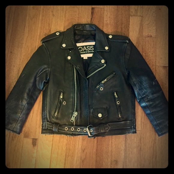 Vintage kids biker coat