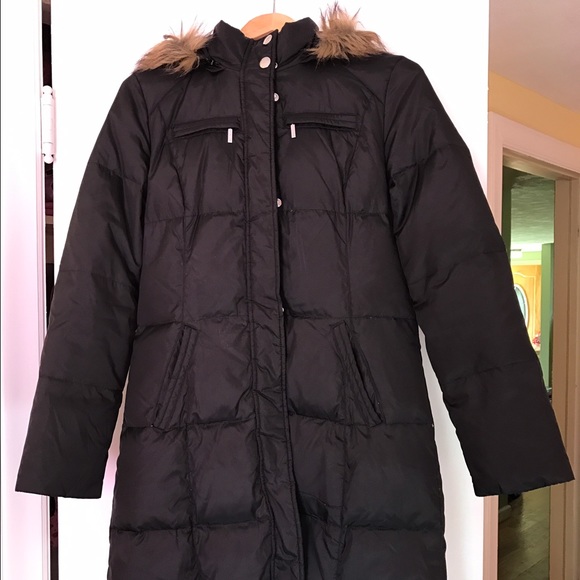 Michael Kors Black Parka with Hood