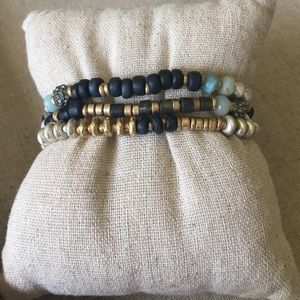 Stella & Dot Artisan Stretch Bracelets