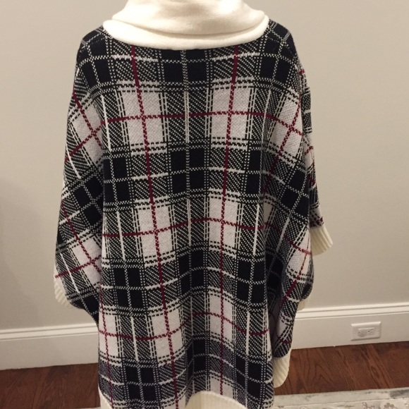 Never worn Talbots Poncho - Picture 3 of 4