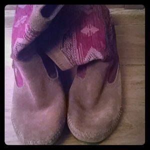 Minnetonka ankle boots.