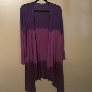 Eggplant Ombré Cardigan
