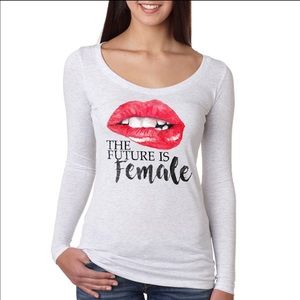 The Future Is Female Long Sleeve Tee