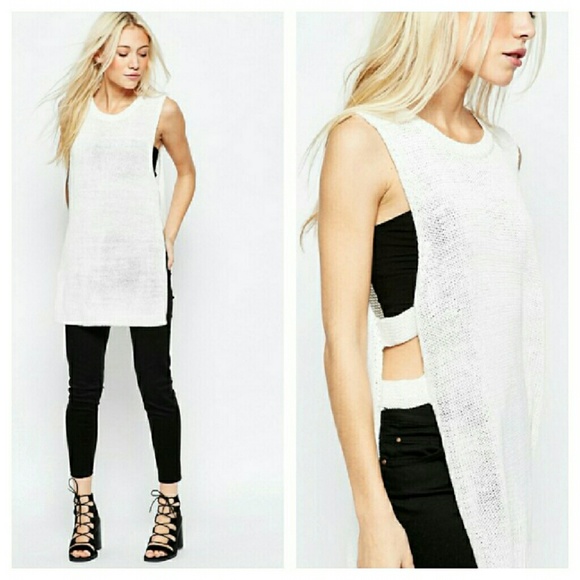 open side sweater