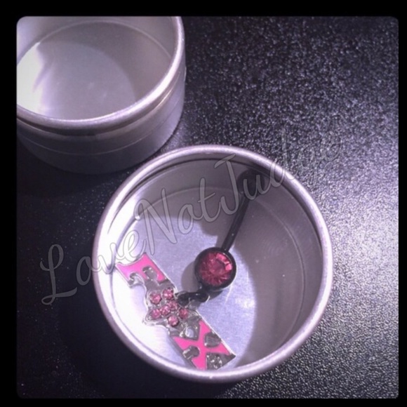 NWT FOX RACING BLING NAVEL BELLY BUTTON RING- - Picture 3 of 6