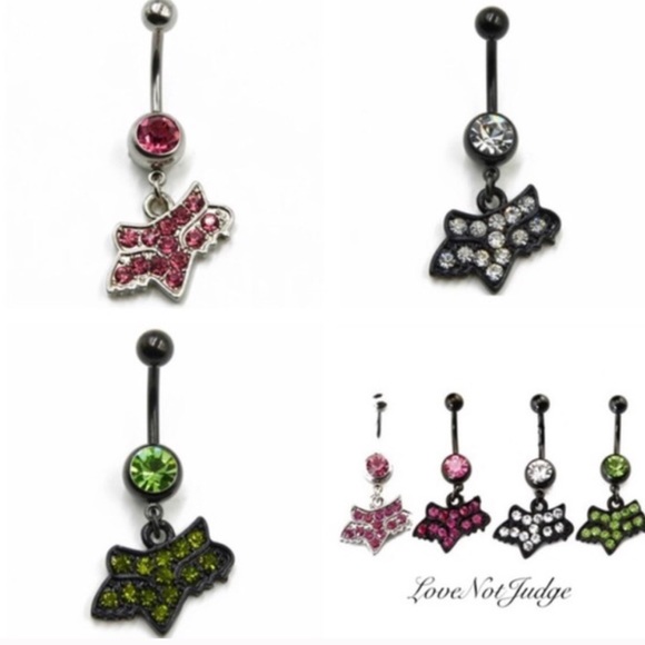 NWT FOX RACING BLING NAVEL BELLY BUTTON RING- - Picture 4 of 6
