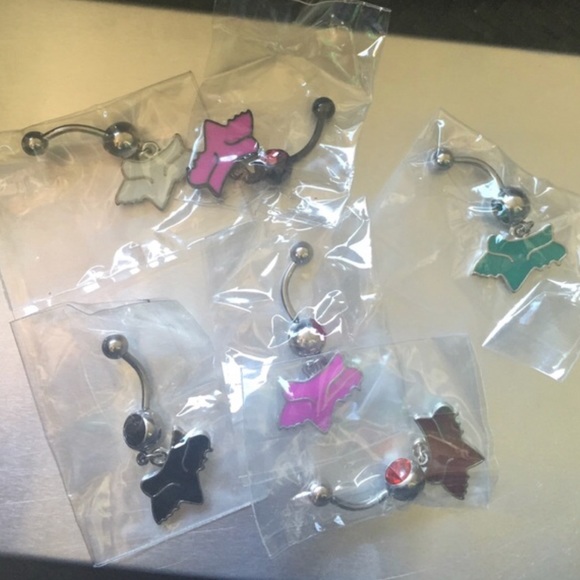 NWT FOX RACING BLING NAVEL BELLY BUTTON RING- - Picture 5 of 6