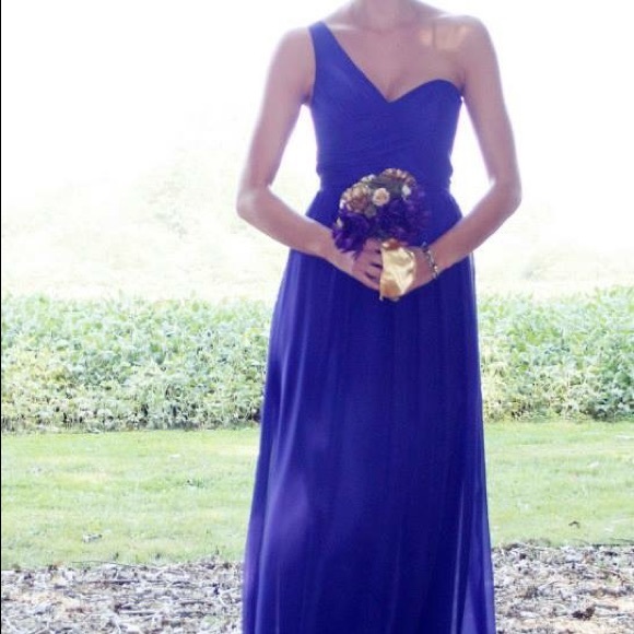 Sweetheart Chiffon One shoulder bridesmaid