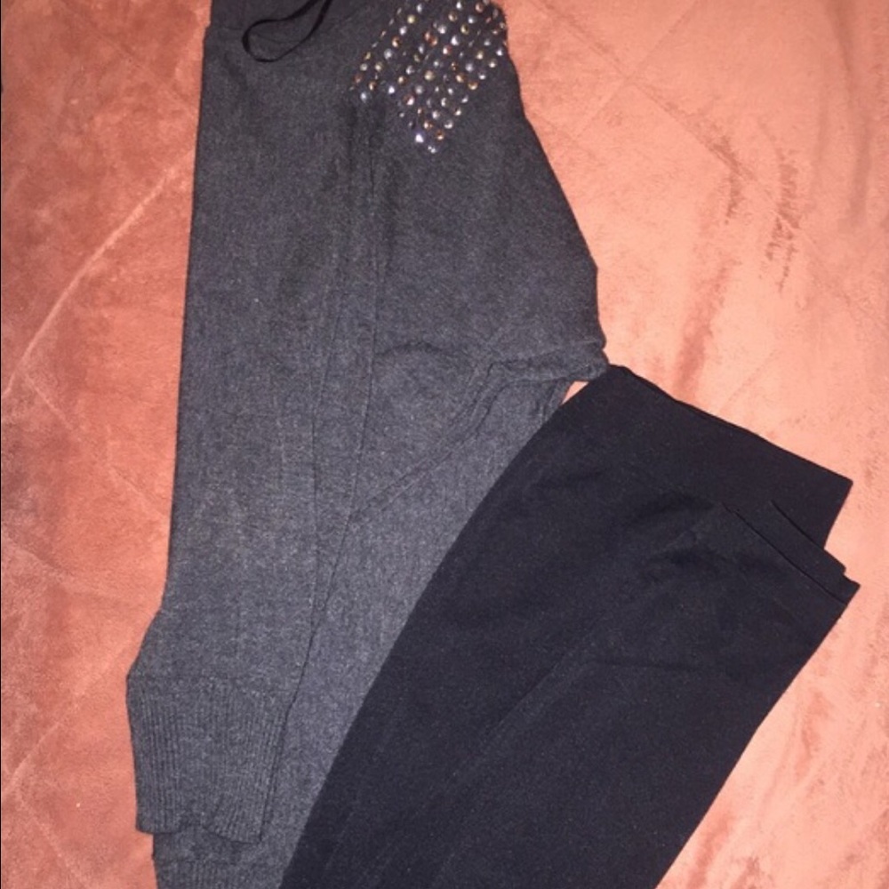 Cable & Gauge Dark Gray Sweater