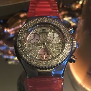 Diamond & Mother of pearl Technomarine watch
