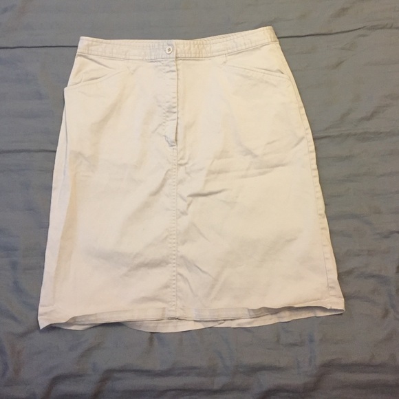 Kim Rogers Sport Khaki Pencil Skirt *Like New*