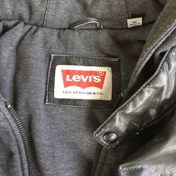 Levi's leather jacket hood - Picture 2 of 4