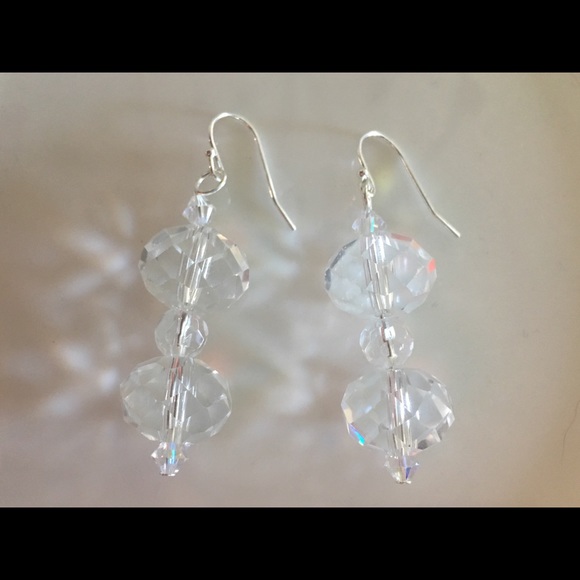 Swarovski & Crystal dangle earrings!