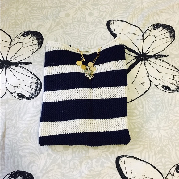 Madewell striped knit sweater