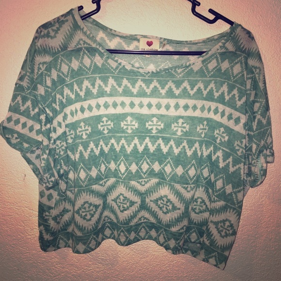 Tribal Design Crop Top